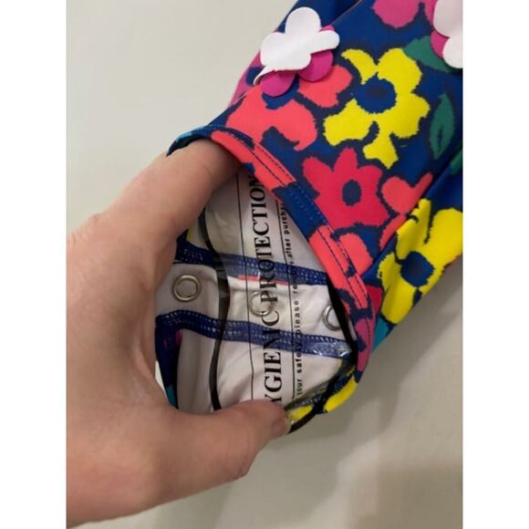 Tucker + Tate Baby Girl Swimsuit Bathing Suit UPF 50 One Piece NWT 6 Months - Picture 8 of 10